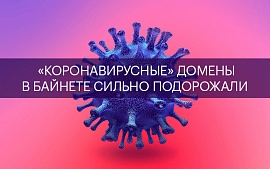 В Байнете рекордно подорожали «коронавирусные» домены 