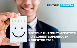 Приглашаем к участию в Рейтинге интернет-агентств по удовлетворенности клиентов 2018 года