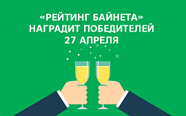 27 апреля в IMAGURU будут объявлены результаты весенних рейтингов проекта «Рейтинг Байнета»