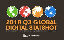 Что digital-маркетологам необходимо знать из последнего отчета Global Digital Statshot за 3 квартал 2018 года